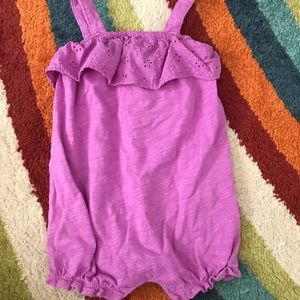 Carter’s purple 12 month romper